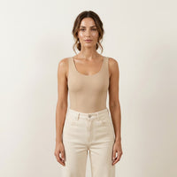 LARISA Scoop Neck Bodysuit | Supportive Shoulder Straps