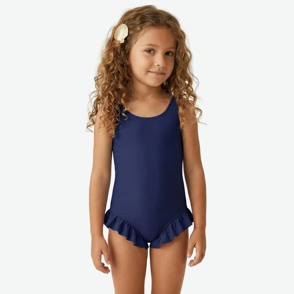 1-2-3 SOLEIL | Girls Ruffle One-Piece Swimsuit