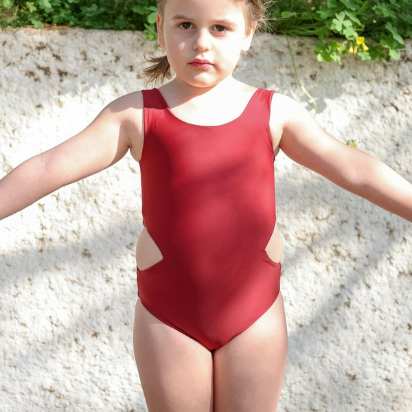 THALASSA | Girls Textured One-Piece Swimsuit